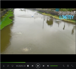 【視頻】魯氏沉水風機應用在37米河道中的曝氣實況