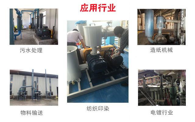 羅茨風機應(yīng)用行業(yè)